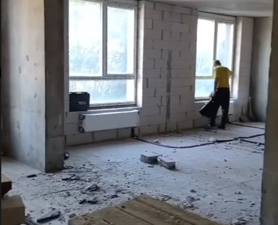 Квартира на Подолі на початку робіт, до переробки